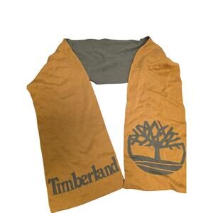 Timberland Scarf 57" Brown & Green Wool Blend Winter Fall StreetWear CozyCore